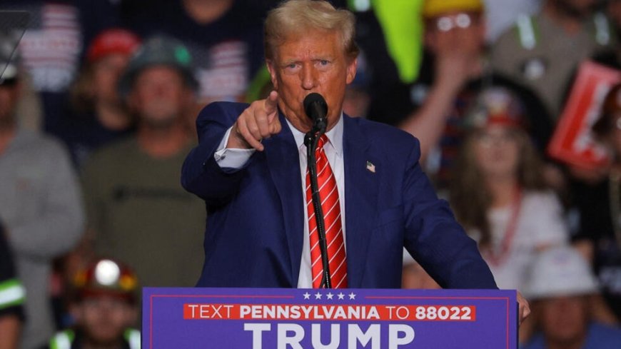 Donald Trump en meeting dans l'État clé de la Pennsylvanie